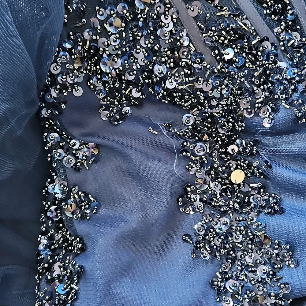 Jovani Royal Blue Formal Mermaid Dress - Picture 11 of 12